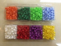 NL621 — anneau pour les jambes du poulet, multicolore, accessoire pour pied de volaille, coloré, offre spéciale