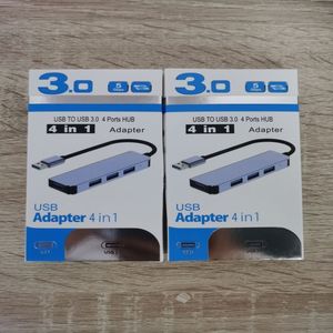 HUB de 4 puertos USB 3,0, de 4 puertos HUB, concentrador de datos portátil delgado para iMac Pro, MacBook Air, <span class=keywords><strong>Mac</strong></span> <span class=keywords><strong>Mini</strong></span>/Pro, teléfonos móviles nuevos - Product Image 4