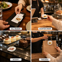 Coupons d'anniversaire personnalisés pour les promotions sur la restauration et les chambres d'hôtel – Qualité supérieure, approvisionnement direct usine pour les lieux et les magasins