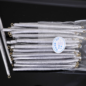 Plomada Cilíndrica Larga Aohu de 50G con Anillo, Accesorios de Pesca al por Mayor - Product Image 1