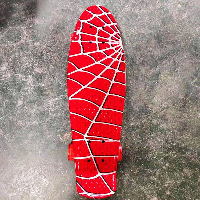 Rueda de PU de 24 pulgadas con impresión por transferencia de agua.