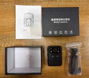 Caméra corporelle WiFi intelligente avec détection faciale IA 4K UHD, vision nocturne IR et positionnement GPS, avec clip - Product Image 2