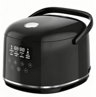 GB-MC5019 Cuiseur à riz numérique 12 fonctions, en plastique, 3L/5L, 500W/650W, avec cuve intérieure en alliage d'aluminium, cuiseur vapeur en acier inoxydable, cuillère et tasse