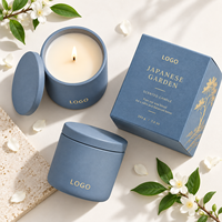 Umweltfreundliche Natürliche Sojawachs Aromatherapie Duftkerze Maßgefertigter Minimalistischer Keramikbehälter Duftkerze für Zuhause