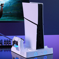 Support de charge rapide avec base de refroidissement et rangement de disques pour console PS5 Pro Slim – Vente en gros