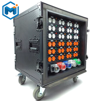 Boîtier de distribution d'éclairage de scène à flux optique à LED grand écran, 24 voies, plaqué Meigi, haute performance, 220V 20A