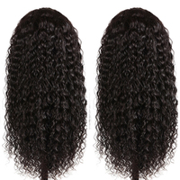 Perruque Ondulée en Gros avec Pointes Épaisses, Perruque Complète en Dentelle 100 % Cheveux Humains, Cheveux Vierge Brésiliens Non Traités