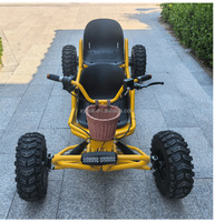 Go-Kart Familiar Longwise para Adultos y Niños, 2 Asientos, 500/800W, Eléctrico o con Combustible, Ruedas de 8 Pulgadas, Todoterreno, 50km/h, Cadena, Frenos de Disco Hidráulicos