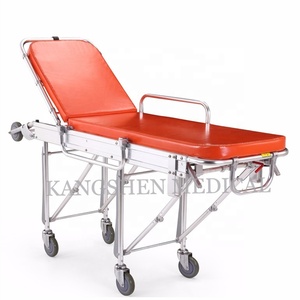 Chariot de civière d'<span class=keywords><strong>ambulance</strong></span> hospitalière Lit de civière de transfert d'urgence pour patient hospitalisé - Product Image 3