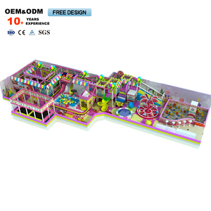 Área de Juegos Infantil Comercial con Temática de Casa de Dulces y Estructura de Escalada, Equipo de Juegos Interior - Product Image 4