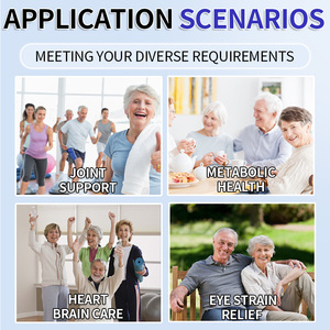 Seniors Marine-Based Fish Oil Softgels Omega-3 EPA/DHA Heart Brain Eye Care Joint Mobility <strong>Cholesterol</strong> Management Gluten Free - Product Image 3