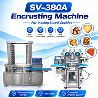 Machine à biscuits à découpe ultrasonique 10-99 pièces/min, équipement automatique de fabrication de biscuits fourrés pour la production en boulangerie commerciale