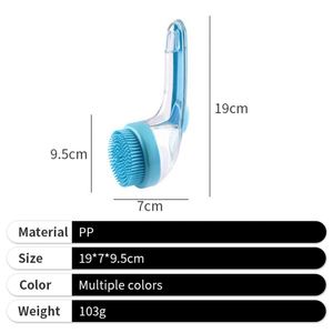 Pet <b>Bath</b> Brush <b>Dog</b> Yellow Silicone Durable <b>Dogs</b> Large Capacity <b>Bath</b> Brush for Pet Grooming Salon - Product Image 3
