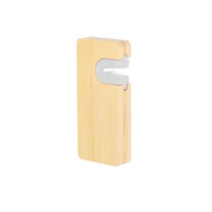 Nouveauté : ouvre-bouteilles en bambou écologiques pour la décoration de la maison, aiguiseurs, composants en acier inoxydable pour accessoires de bar à boissons - Product Image 4