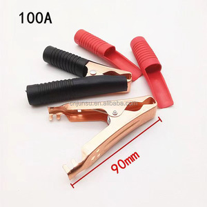 Kìm điện cá sấu 28mm G98, máy dò điện, màu đen đỏ, có vỏ nhựa, kẹp kim loại tự động cho ô tô - Product Image 4