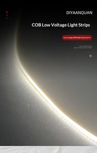 หลอดไฟ COB พร้อมไฟสร้างบรรยากาศ สว่างมาก แรงดันต่ำ สำหรับใช้ในบ้าน ติดตั้งง่ายด้วยกาวในตัว แถบไฟแบบเส้น ให้แสงนุ่มนวล - Product Image 5