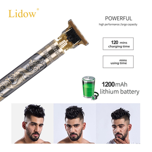 LIDOW Tông Đơ Cắt Tóc Màu Vàng Rồng Không Dây Chuyên Nghiệp Cho Nam Tông Đơ Cắt Tóc Máy Cắt Tóc Râu 0Mm - Product Image 6