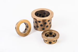 OEM Oilless Thrust <strong>Bushes</strong> <strong>Guiding</strong> Bearing, MPGZ Oil Free Copper Alloy Bushing, CuZn25Al5Mn4Fe3 Bronze Graphite <strong>Bush</strong> Bearing - Product Image 2