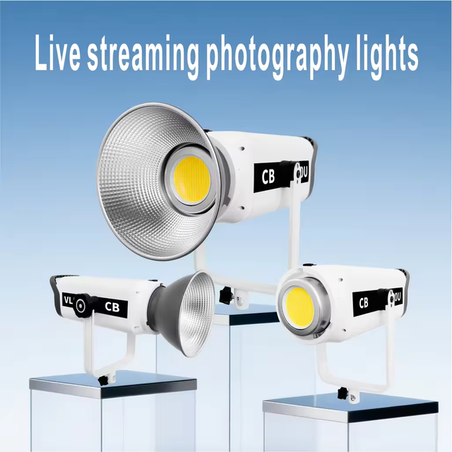 White Cob Led Adjustable Color Temperature 5000k-6500k 200W Aluminum Video Photography Studio Portrait Light 100v-240v