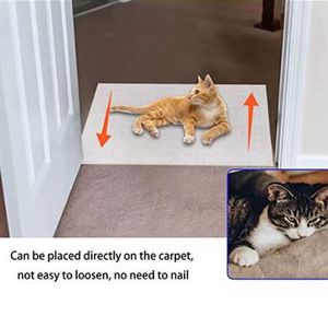 Esteras de PVC de plástico para mascotas, estera antideslizante con tacos para gatos, tope de red de excavación, estera disuasoria para gatos en casa - Product Image 3