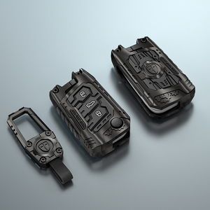 Compatible avec Skoda voiture Elroq Enyaq Coupé <span class=keywords><strong>Fabia</strong></span> Scala New Superb Combi flip key fob case cover - Product Image 3