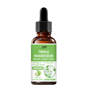 Premium Triple <b>Magnesium</b> Drops with <b>Glycinate</b> Omega-3 Blend Factory Direct Dietary Supplement for Manufacturers <b>Bulk</b> Supply - Product Image 1