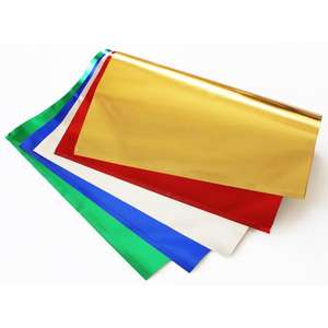 กระดาษเมทัลลิก 50x70 ซม. สำหรับงานศิลปะ ตัดกระดาษ งานประดิษฐ์ สมุดภาพ ตกแต่งงานฝีมือ DIY และสำหรับห่อของขวัญ - Product Image 1