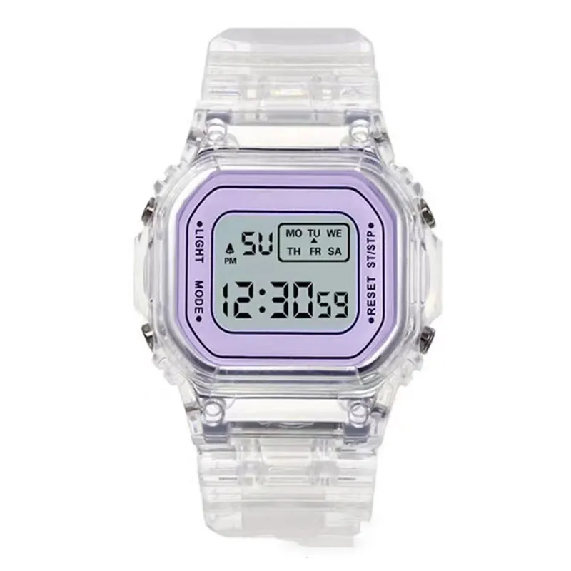 Fashion Digital Watch Led Watches Wrist Student Sports Waterproof Women Children Digital Watch