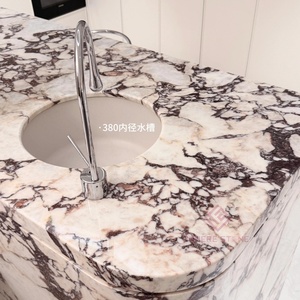 Open Concept Calacatta Viola Comptoir îlot <span class=keywords><strong>de</strong></span> cuisine en <span class=keywords><strong>marbre</strong></span> Table <span class=keywords><strong>de</strong></span> bar en pierre naturelle pour cuisines spacieuses et modernes - Product Image 4