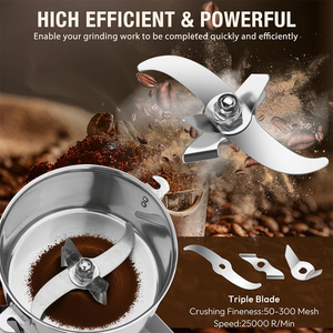 Fournisseur professionnel de moulin à épices électrique BOOU 1500g, machine à moudre multifonctionnelle pour grains de <span class=keywords><strong>café</strong></span> et poivre noir - Product Image 4
