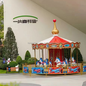 Giostra per Bambini e <span class=keywords><strong>Adulti</strong></span> da Interno ed Esterno, Carosello con Cavalli per Parchi Divertimento in Vendita - Product Image 3