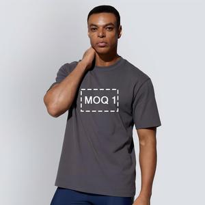 Camisetas de Cuello Redondo para Hombre, Personalizables con Logotipo, Corte Regular, 100% Algodón, 260 g/m², Gruesas, Suaves, Transpirables, Tallas Grandes - Product Image 1