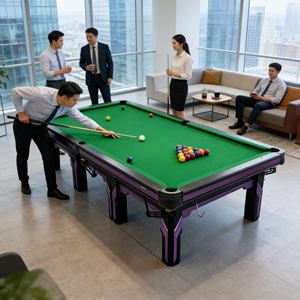 Mesa de Snooker y Billar Profesional de 8/9 pies en Oferta, con Pizarra Negra para Campeonatos Mundiales - Product Image 3