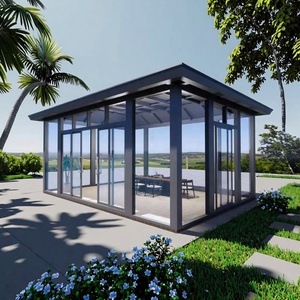 Luxe Moderne Extérieur En Aluminium Pergola LED Étanche Volet Toit Poudre Enduit Rétractable PVC Arche Abri De <span class=keywords><strong>Jardin</strong></span> Moderne - Product Image 4