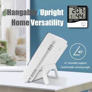 <span class=keywords><strong>Monitor</strong></span> Kelembapan dan Suhu Ruangan, Higrometer Digital, Termometer Digital untuk Penggunaan di Rumah - Product Image 5