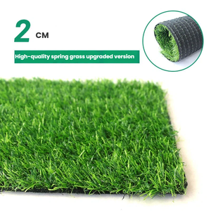 Tapis d'aménagement paysager de haute qualité herbe 10mm 20mm 30mm tapis de Drainase Fitness gazon artificiel sans remplissage - Product Image 3