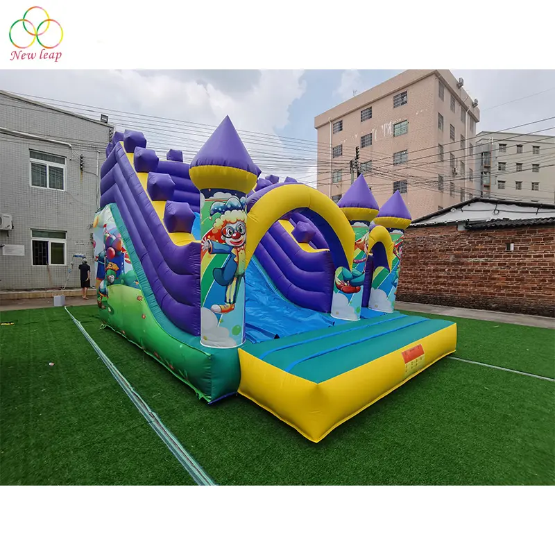 commercial circus inflatable slides bouncer jumping slide