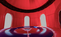 Château gonflable de Noël Fun Bounce, qualité commerciale, en PVC, facile à installer, pour les fêtes d'enfants et les événements.