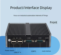 Ordinateur industriel embarqué MeetNeng 7'' sans ventilateur, faible consommation, Intel J1900, écran tactile, pour robot, distributeur automatique, banque, stock numérique