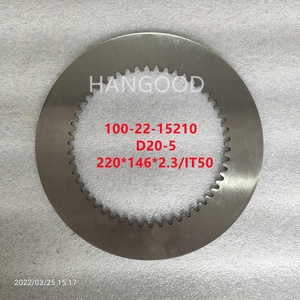 Hangood 100-22-15210 D20-5 Wrijving Plaat Voor Komatsu D85ESS-<span class=keywords><strong>2</strong></span> D70LE-12 D65PX D21P D665EX D20A-5 220*146*<span class=keywords><strong>2.3</strong></span>/IT50 Stalen Plaat - Product Image 6