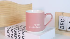 <span class=keywords><strong>Mug</strong></span> à café en céramique émaillée bicolore avec motif résistant à la cire, <span class=keywords><strong>mug</strong></span> personnalisé de couleur mate avec impression sur soie - Product Image 5