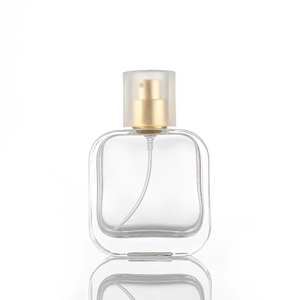 Flacon de parfum de qualité supérieure Eric 30ml 50ml 100ml, flacon en verre à sertir plat, forme échelle, vaporisateur en aluminium - Product Image 4