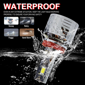 Hot bán phong cách mới 120W Kẽm hợp kim Led Đèn Pha cao/thấp chùm ổn định CANBUS trắng 6000K phía trước đèn với CSP chip - Product Image 3