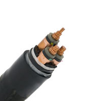 240 mm2 XLPE-isoliertes Hochspannung kabel mit gepanzertem Kupfer leiter aus Stahlband 240 mm2 verse iltes Kupfer band