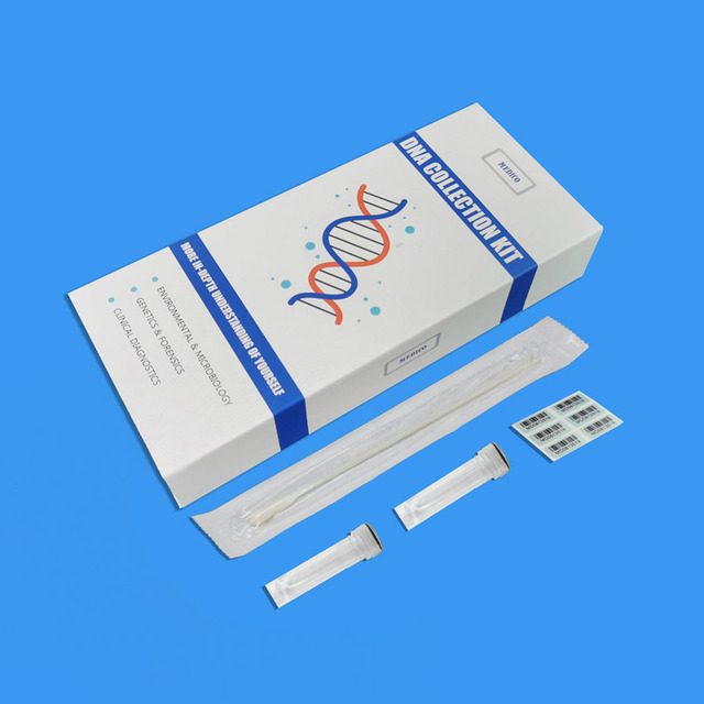 OEM Available DNA Specimen Collection Kit with Sterile Buccal Swab and 5ml Storage Tube
