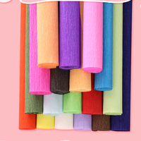 Papier crépon coloré A4 pour artisanat et cadeaux, fabriqué en Chine, 100g, 30 feuilles par rame