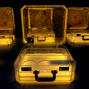 Nhà Máy Thanh Hộp Đêm Cao Cấp Ace Của Spade Vali LED Rượu Sâm Banh Mang Trường Hợp VIP Giữ Chai Rượu Vang Hộp - Product Image 5