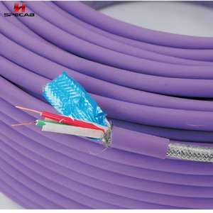 <span class=keywords><strong>Cable</strong></span> RS485 de 120 Ohm, 2x0.5mm², 20AWG, Par Trenzado Blindado STP, <span class=keywords><strong>Cable</strong></span> Industrial para CAN <span class=keywords><strong>Bus</strong></span>, PLC, Automatización de Fábrica - Product Image 4