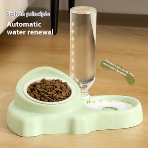 Ciotola Automatica Portatile di Alta Qualità <span class=keywords><strong>per</strong></span> Cani e Gatti, in Acciaio Inox e PP, 2 in 1 <span class=keywords><strong>per</strong></span> Uso Interno ed Esterno, Design a Forma di Elefantino - Product Image 5