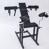 Chaise de Contrainte Intime SM pour Jeux Privés en Intérieur avec Sangles de Fixation, Jouets Privés pour Couples Adultes Uniquement, Utilisation Sûre